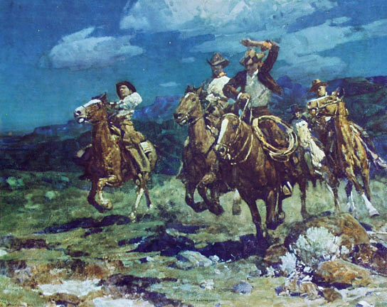 rough riding rancheros by Frank Tenney Johnson