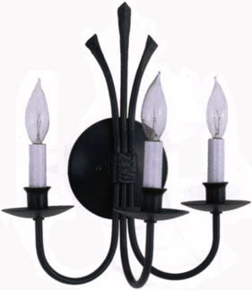 Trinity Forged Iron Wall Sconce #60110